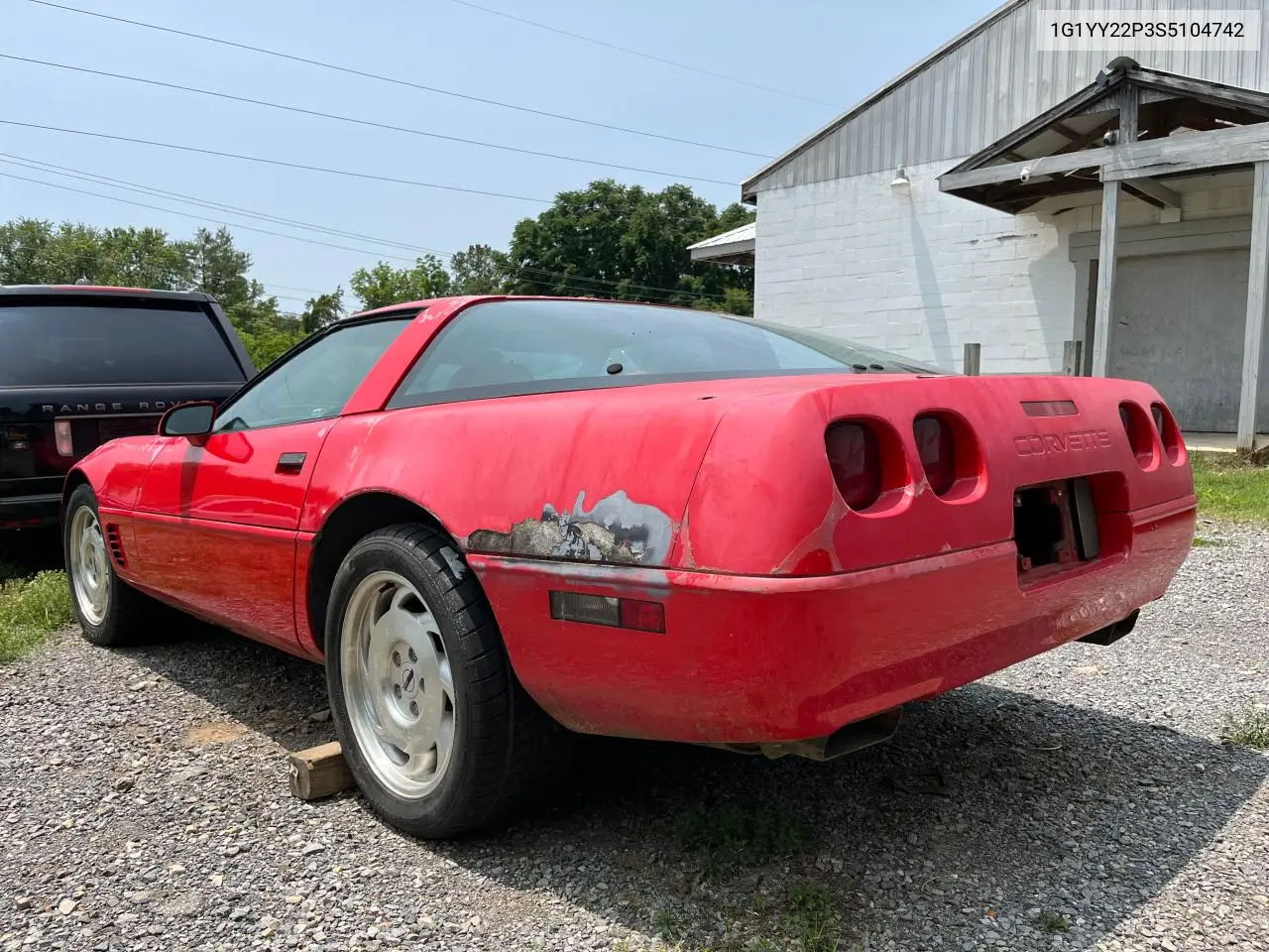 1995 Chevrolet Corvette VIN: 1G1YY22P3S5104742 Lot: 60412655