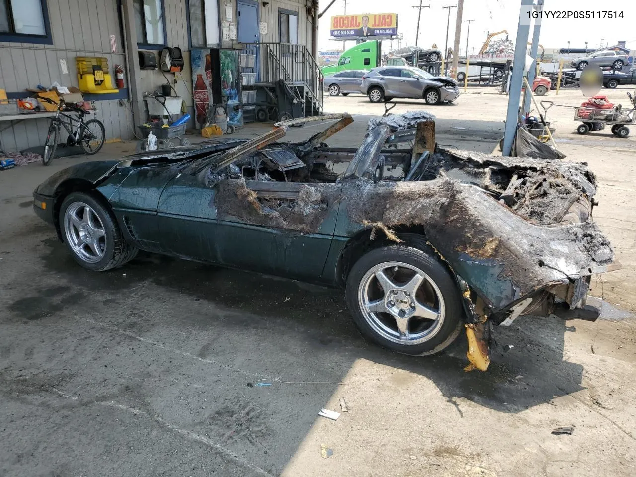 1995 Chevrolet Corvette VIN: 1G1YY22P0S5117514 Lot: 63031744