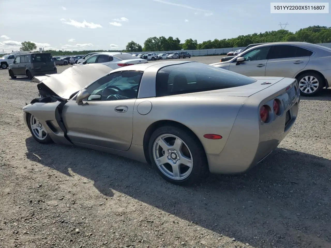1999 Chevrolet Corvette VIN: 1G1YY22G0X5116807 Lot: 51869185