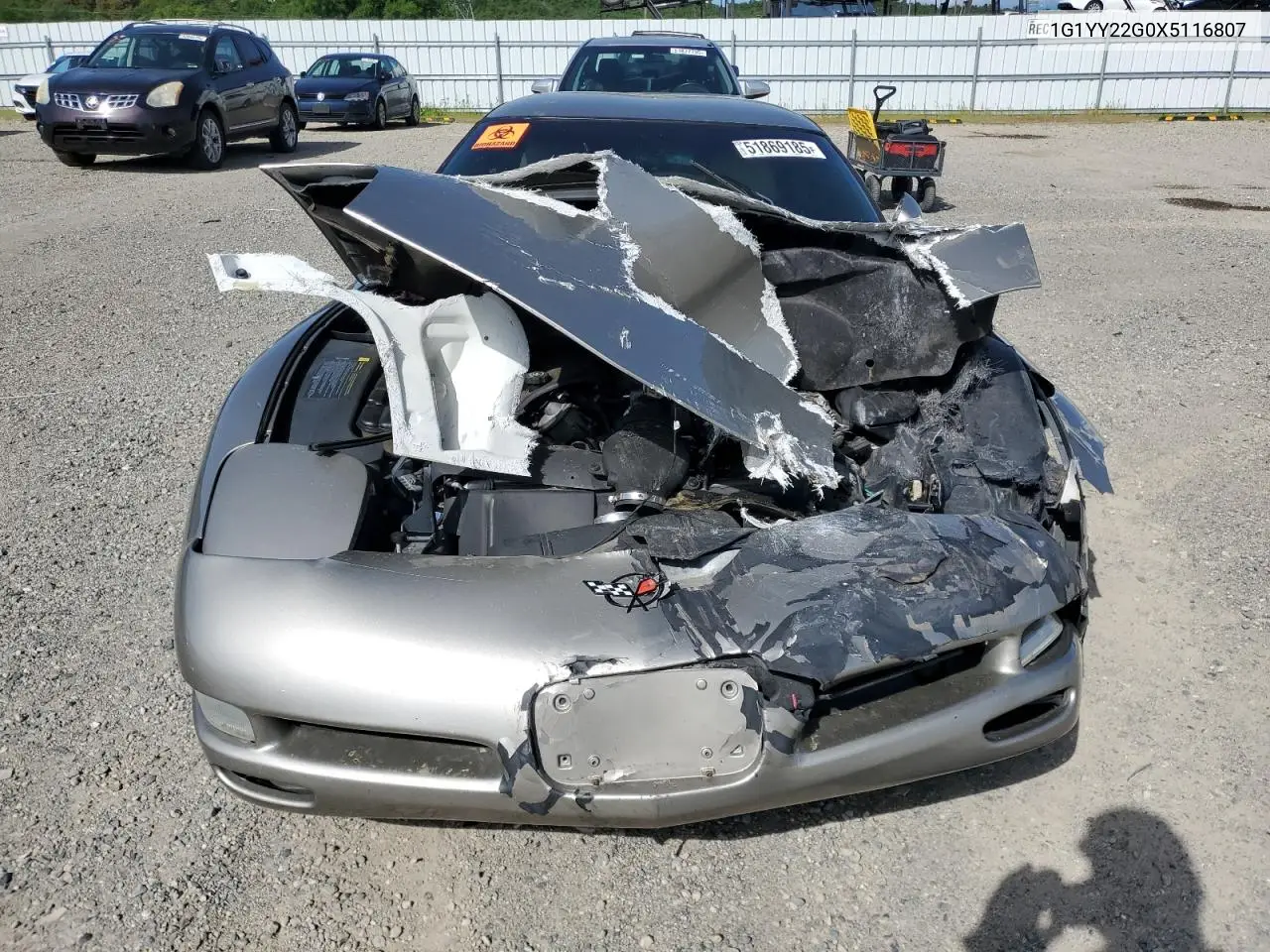 1999 Chevrolet Corvette VIN: 1G1YY22G0X5116807 Lot: 51869185