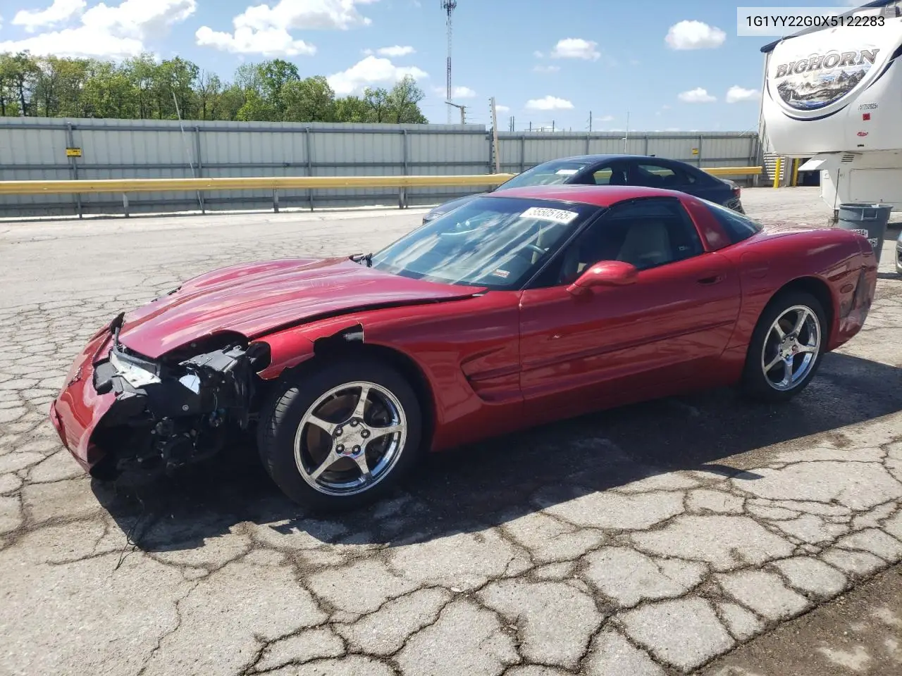 1999 Chevrolet Corvette VIN: 1G1YY22G0X5122283 Lot: 55505165