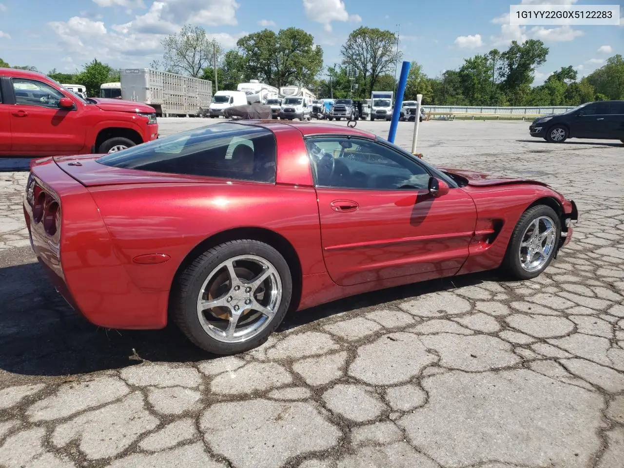 1999 Chevrolet Corvette VIN: 1G1YY22G0X5122283 Lot: 55505165