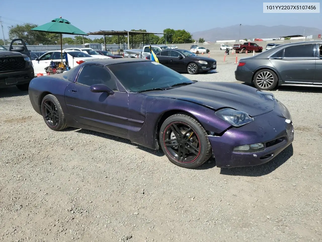 1999 Chevrolet Corvette VIN: 1G1YY22G7X5107456 Lot: 61640545