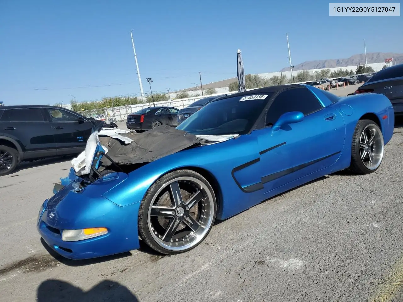 2000 Chevrolet Corvette VIN: 1G1YY22G0Y5127047 Lot: 51853185