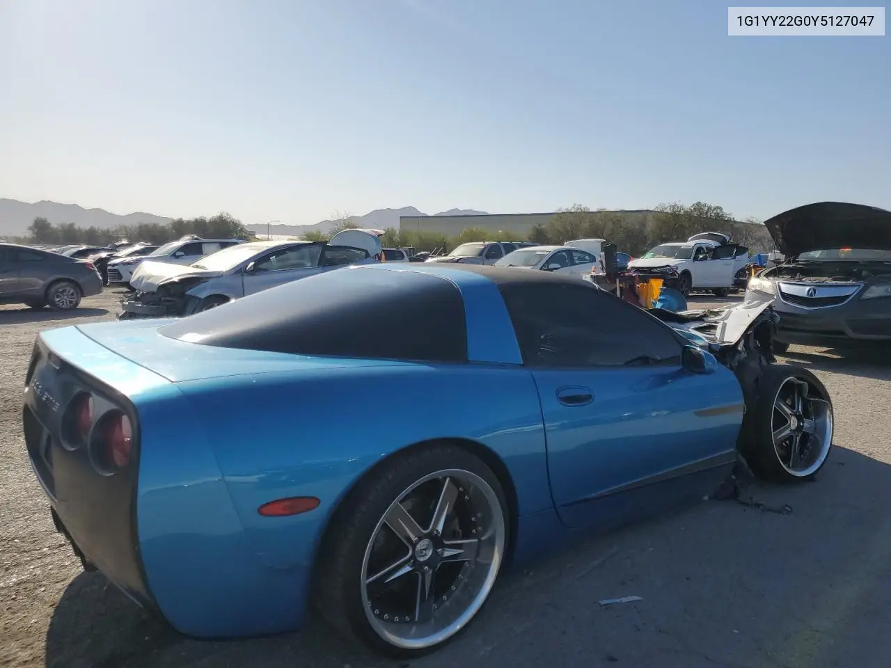 2000 Chevrolet Corvette VIN: 1G1YY22G0Y5127047 Lot: 51853185