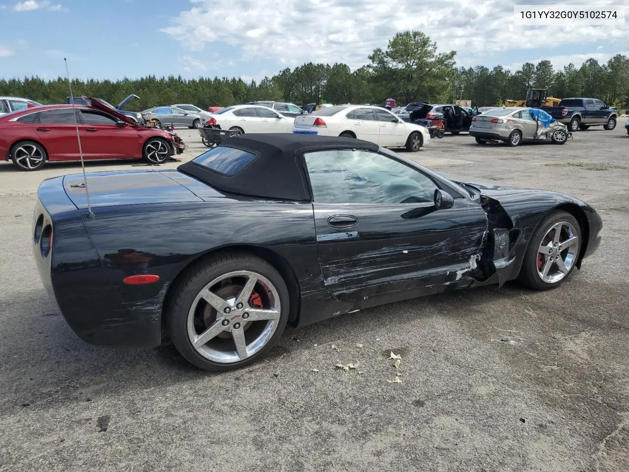 2000 Chevrolet Corvette VIN: 1G1YY32G0Y5102574 Lot: 55460095