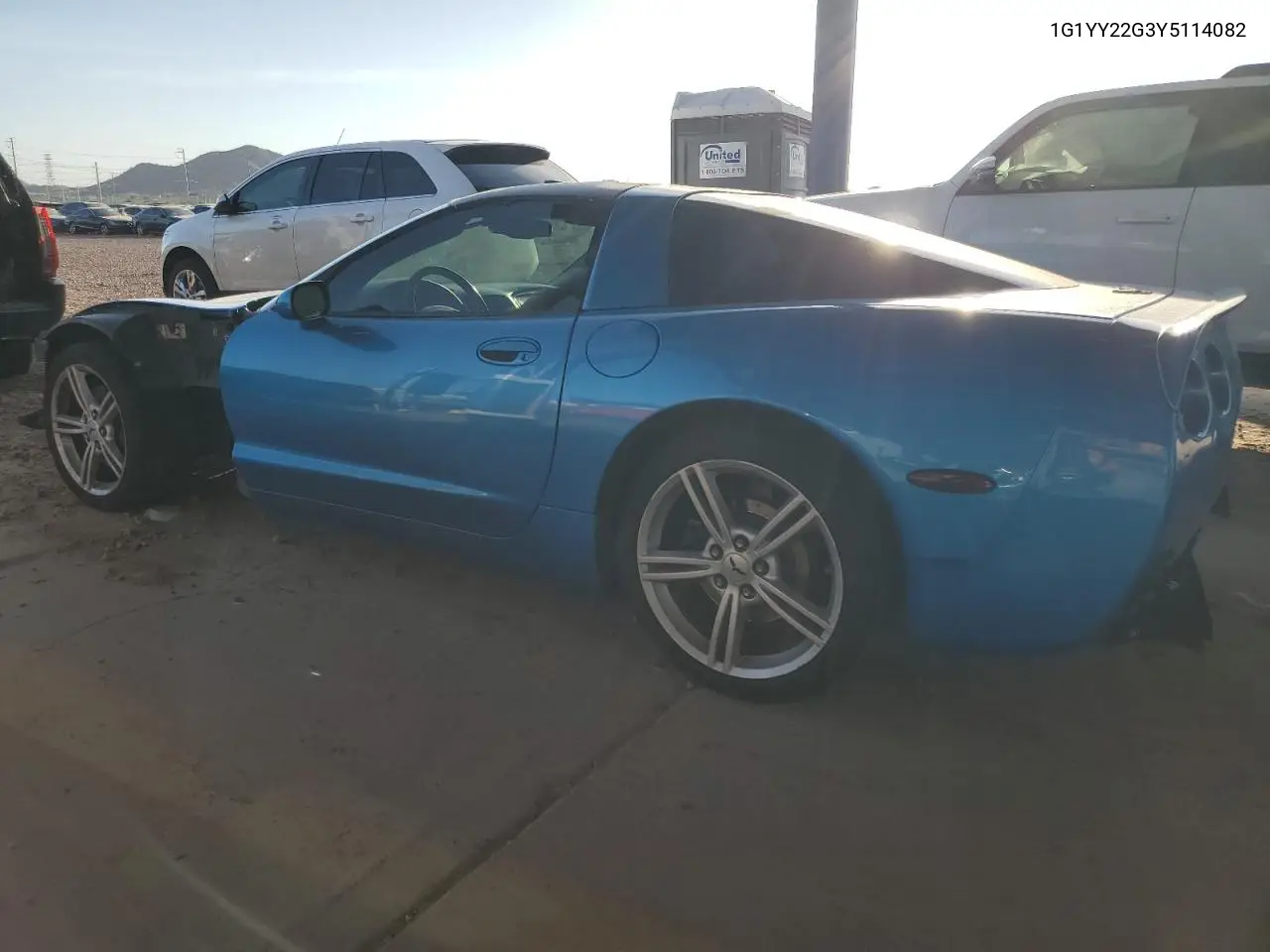 2000 Chevrolet Corvette VIN: 1G1YY22G3Y5114082 Lot: 55825135