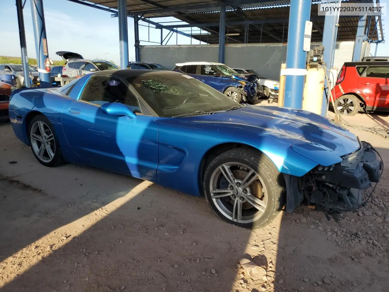 2000 Chevrolet Corvette VIN: 1G1YY22G3Y5114082 Lot: 55825135