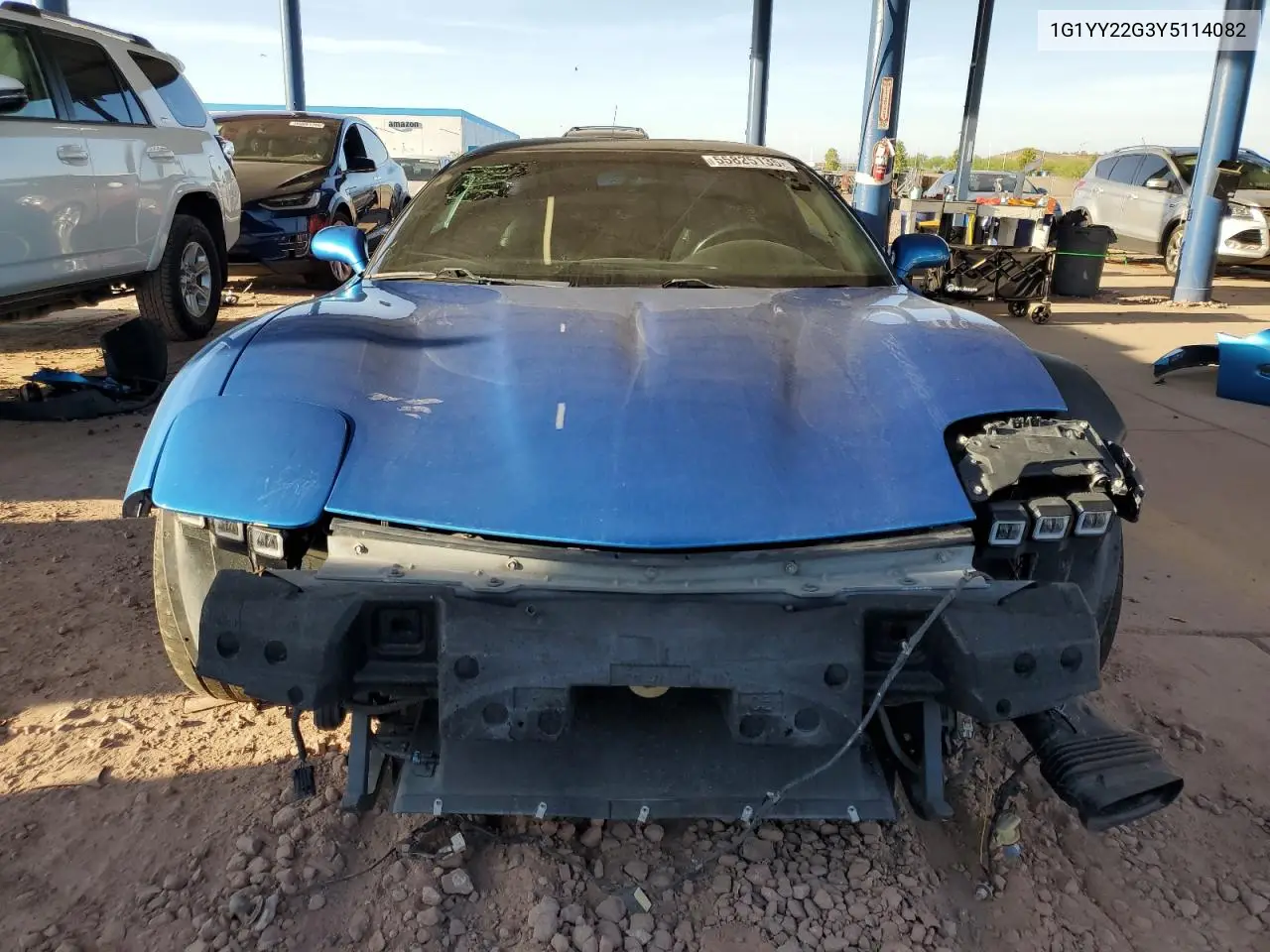 2000 Chevrolet Corvette VIN: 1G1YY22G3Y5114082 Lot: 55825135