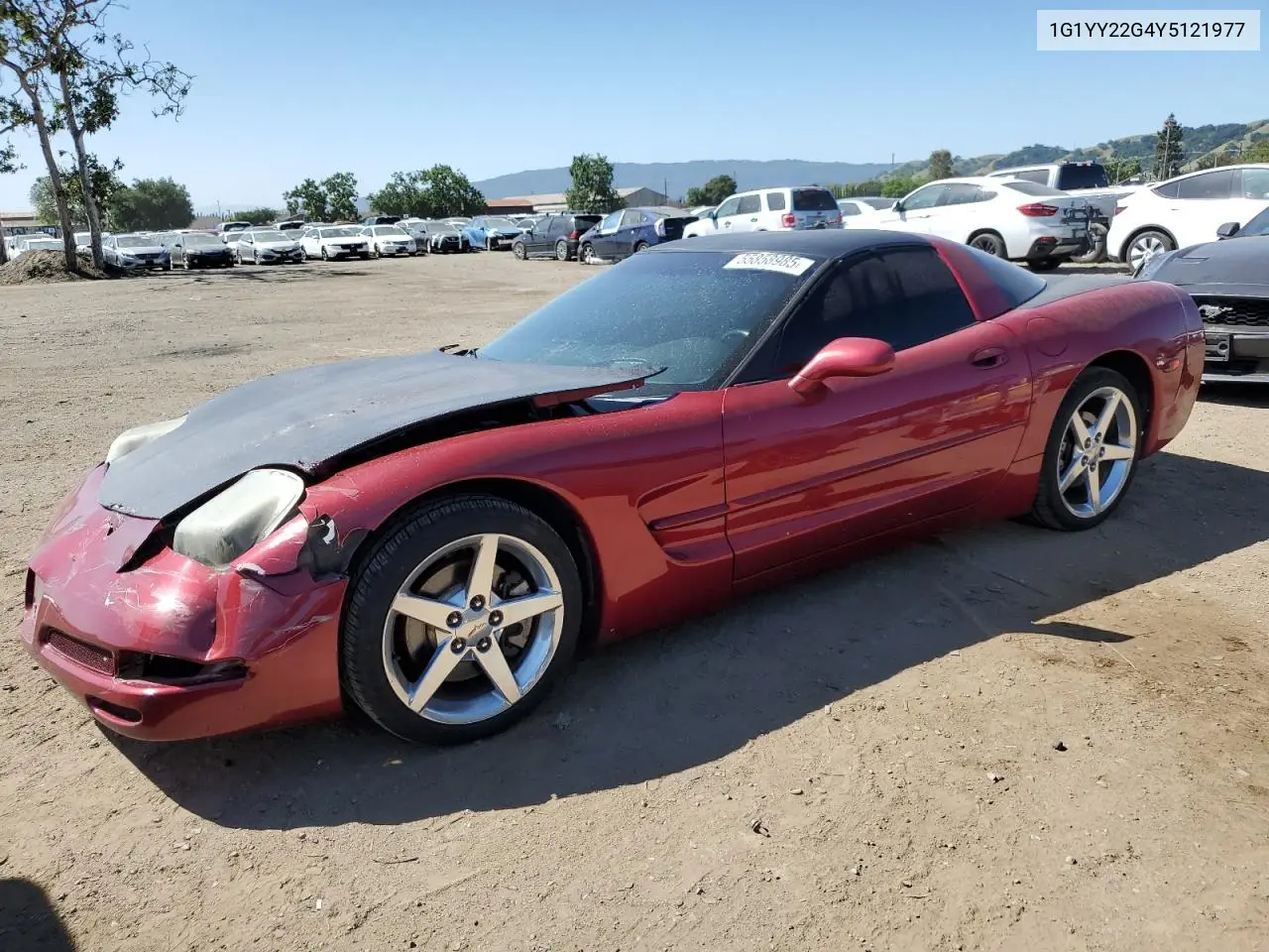 2000 Chevrolet Corvette VIN: 1G1YY22G4Y5121977 Lot: 55858985