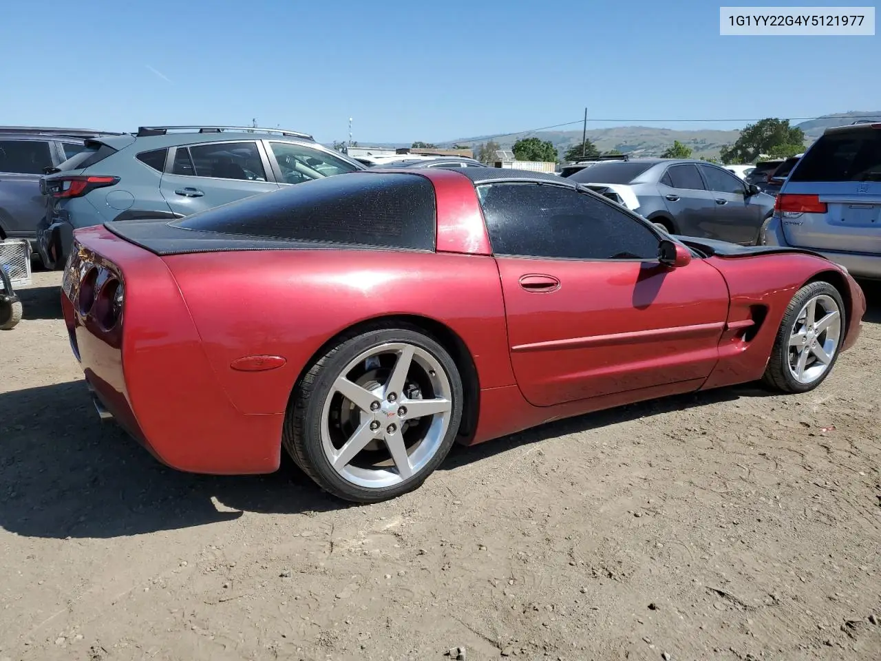 2000 Chevrolet Corvette VIN: 1G1YY22G4Y5121977 Lot: 55858985