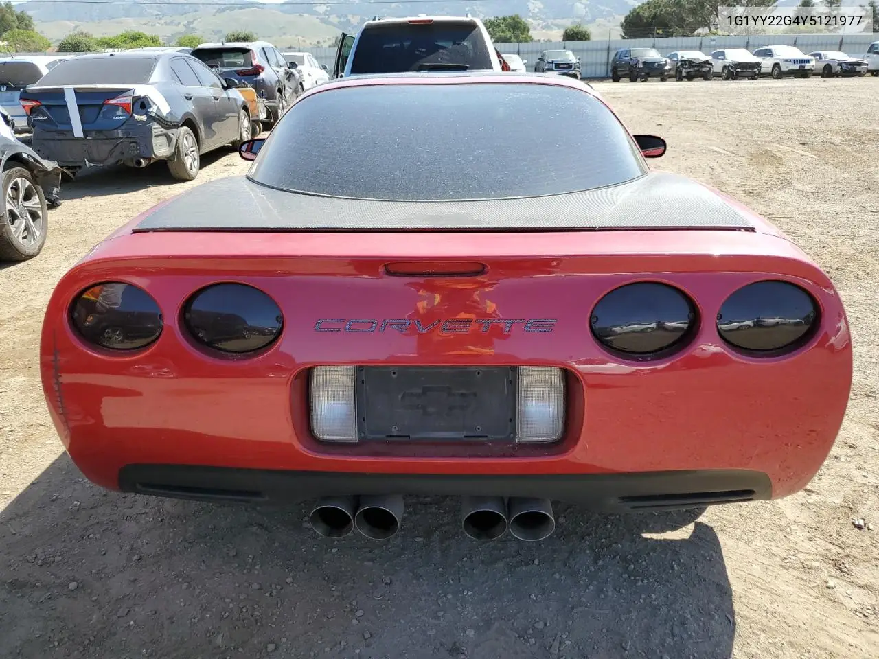 2000 Chevrolet Corvette VIN: 1G1YY22G4Y5121977 Lot: 55858985