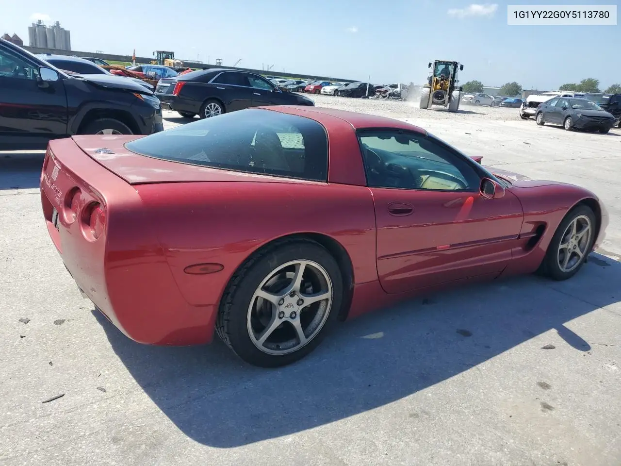 2000 Chevrolet Corvette VIN: 1G1YY22G0Y5113780 Lot: 56396985