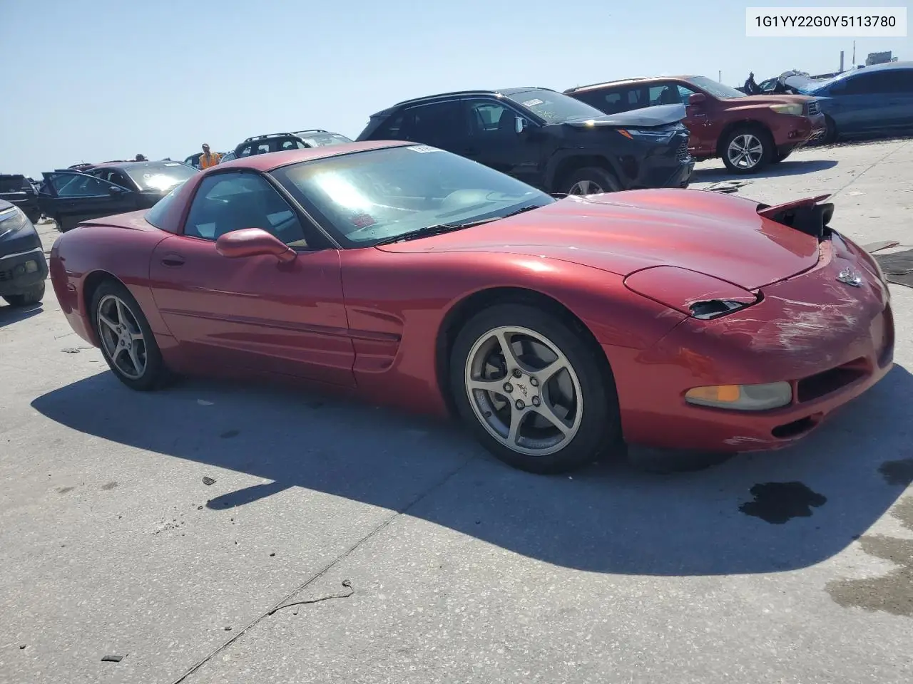 2000 Chevrolet Corvette VIN: 1G1YY22G0Y5113780 Lot: 56396985