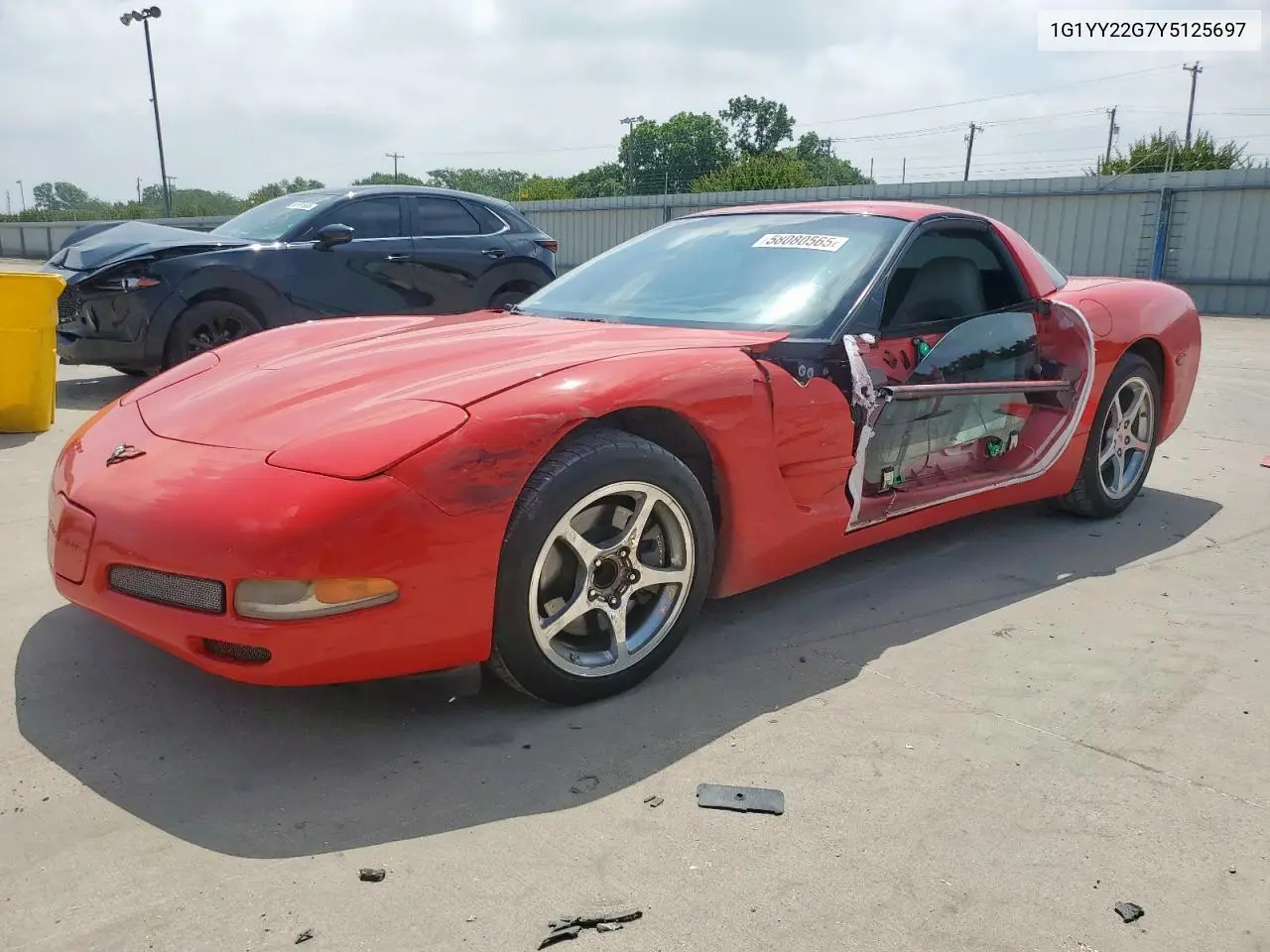 2000 Chevrolet Corvette VIN: 1G1YY22G7Y5125697 Lot: 58080565