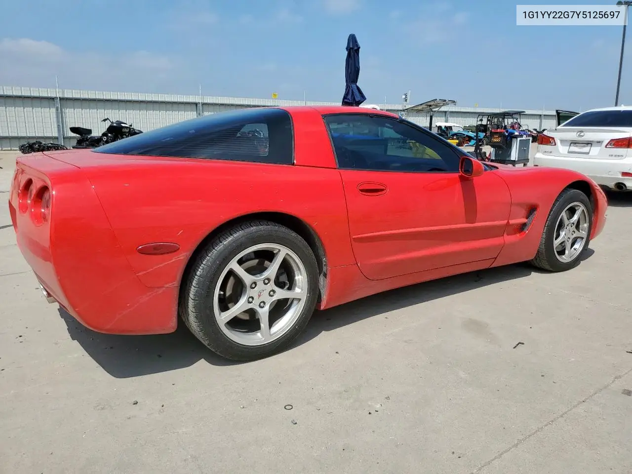 2000 Chevrolet Corvette VIN: 1G1YY22G7Y5125697 Lot: 58080565