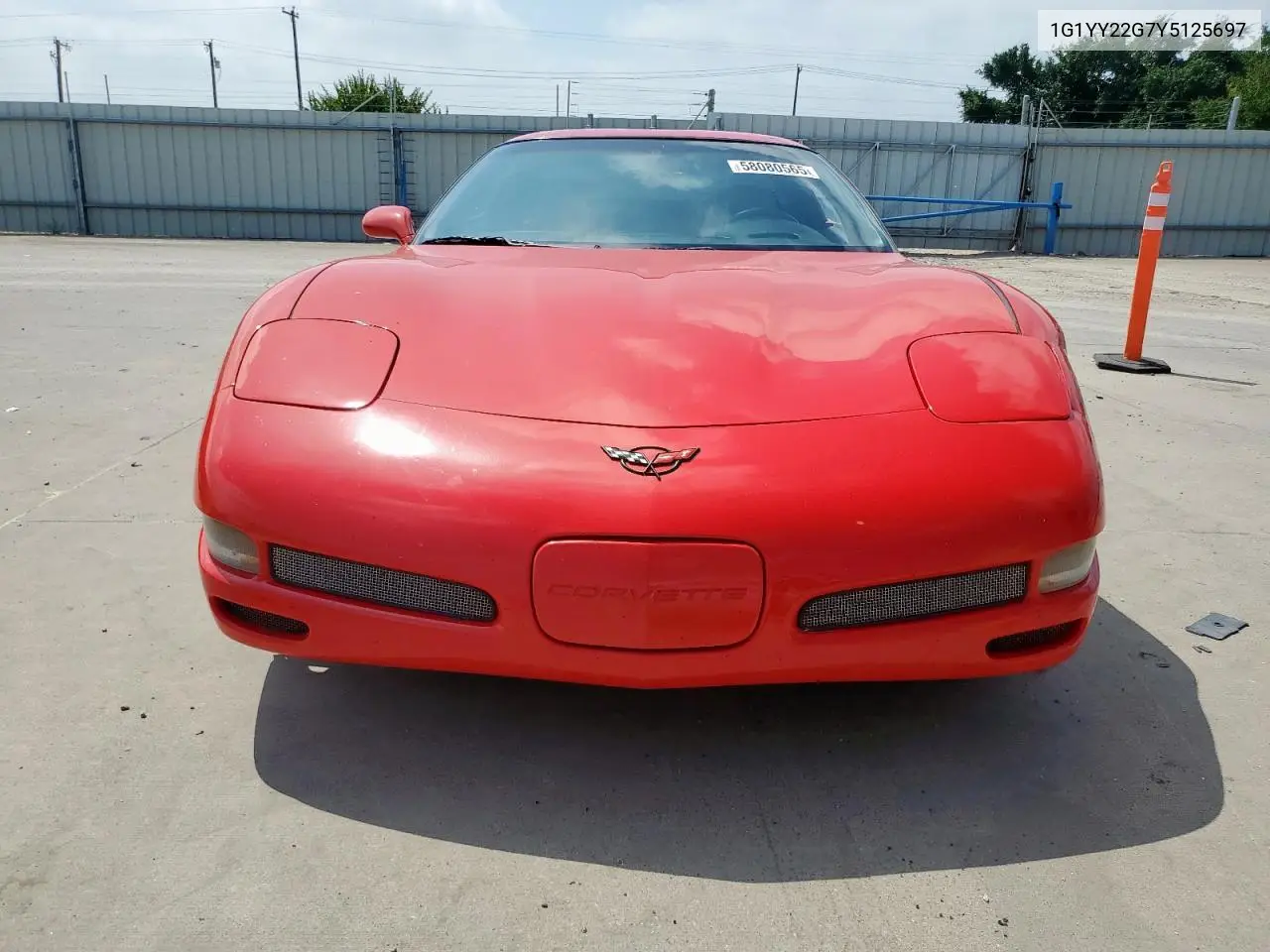 2000 Chevrolet Corvette VIN: 1G1YY22G7Y5125697 Lot: 58080565