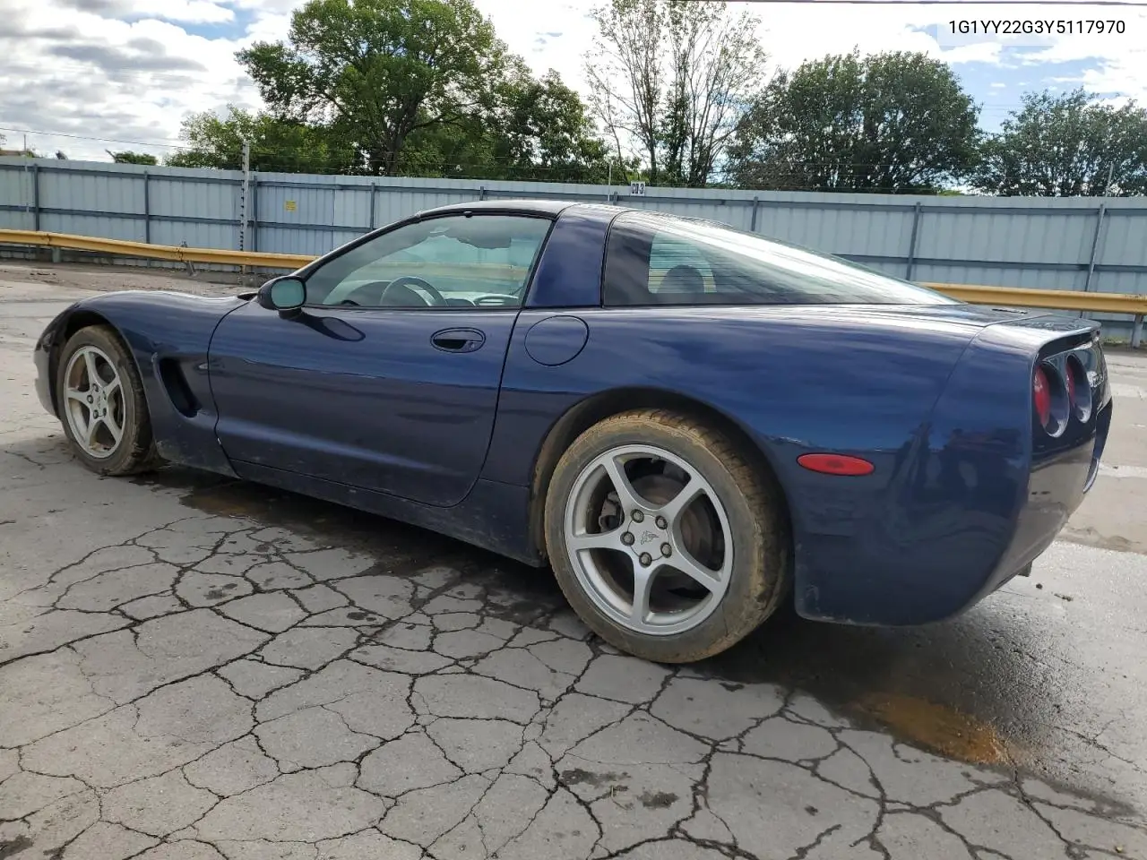 2000 Chevrolet Corvette VIN: 1G1YY22G3Y5117970 Lot: 58543405