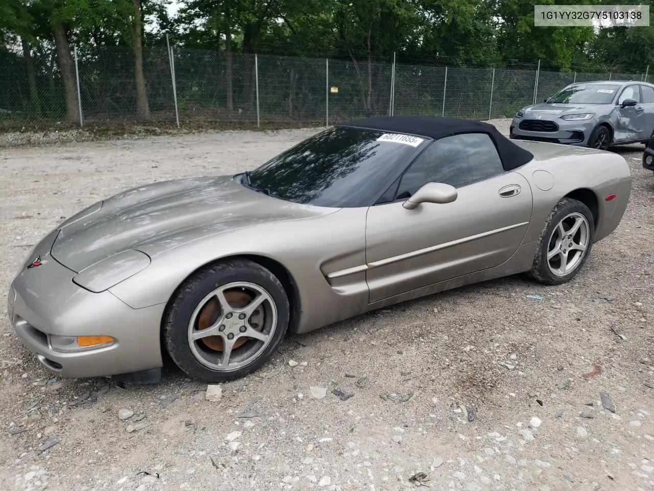 2000 Chevrolet Corvette VIN: 1G1YY32G7Y5103138 Lot: 60211655
