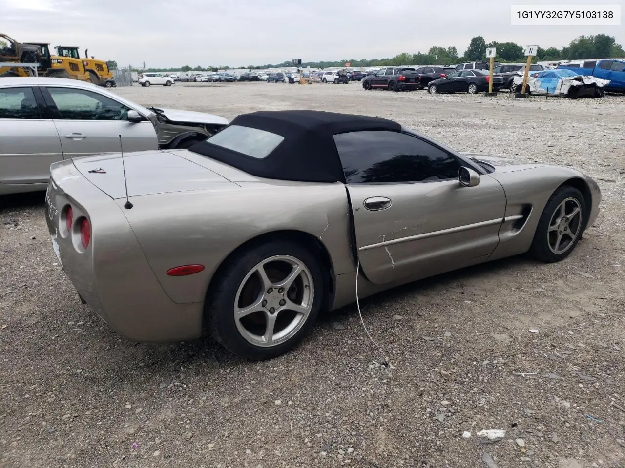 2000 Chevrolet Corvette VIN: 1G1YY32G7Y5103138 Lot: 60211655