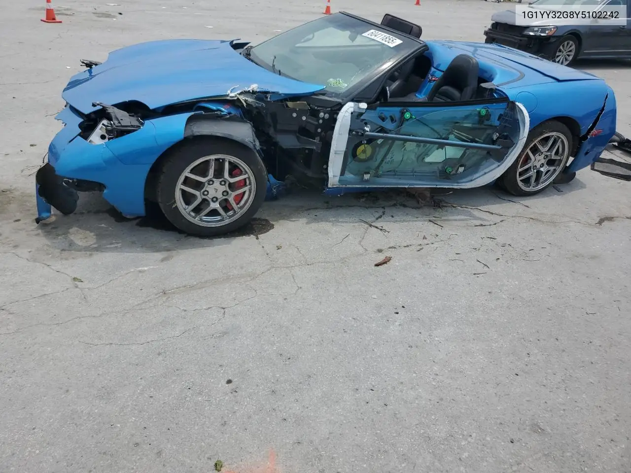 2000 Chevrolet Corvette VIN: 1G1YY32G8Y5102242 Lot: 60411855
