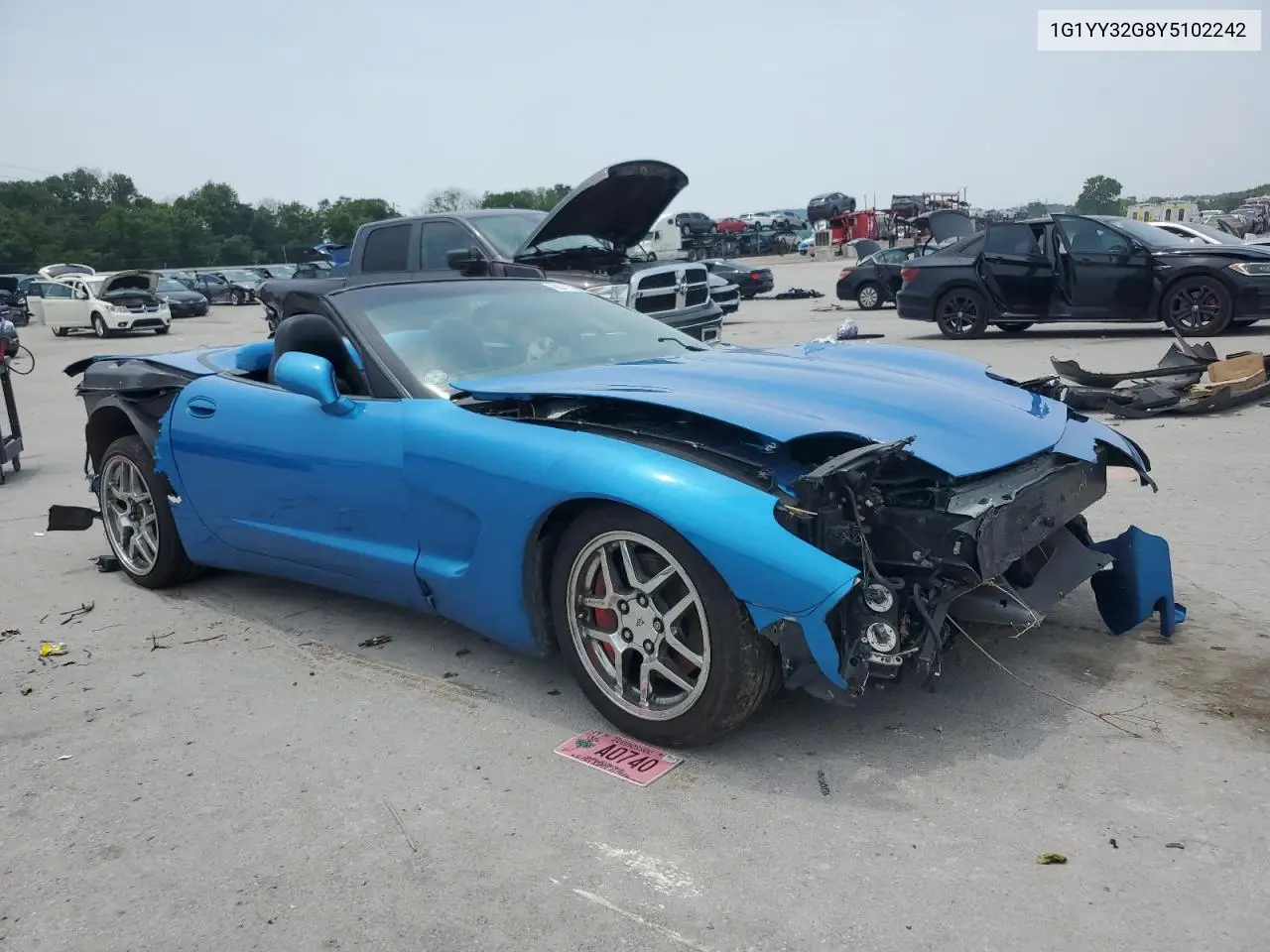 2000 Chevrolet Corvette VIN: 1G1YY32G8Y5102242 Lot: 60411855
