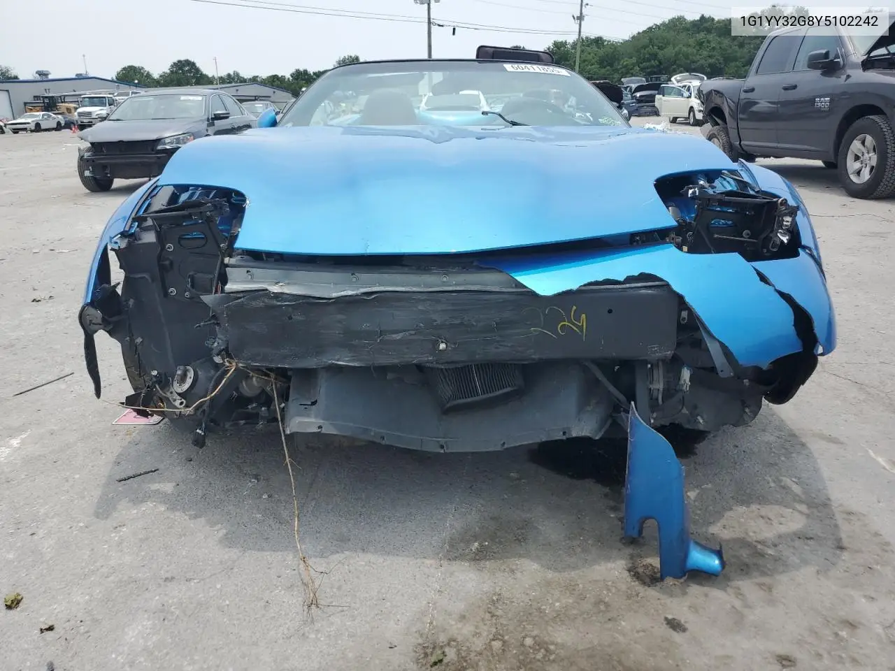2000 Chevrolet Corvette VIN: 1G1YY32G8Y5102242 Lot: 60411855
