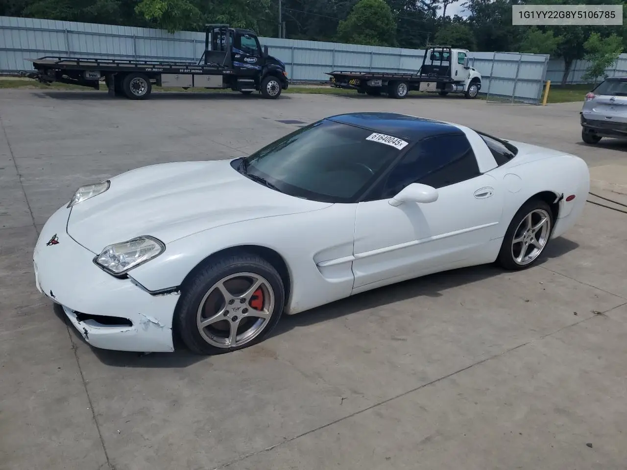 2000 Chevrolet Corvette VIN: 1G1YY22G8Y5106785 Lot: 61640045