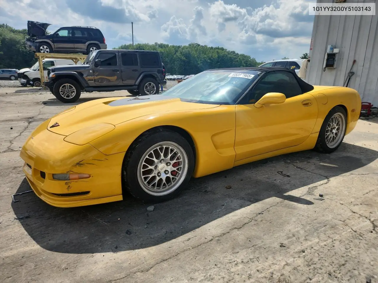 2000 Chevrolet Corvette VIN: 1G1YY32G0Y5103143 Lot: 65087965