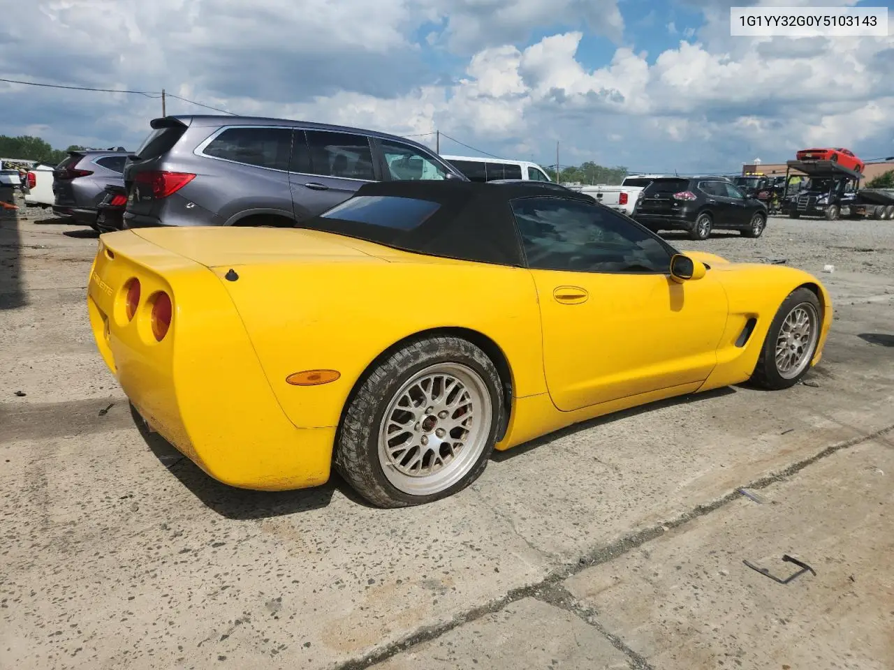 2000 Chevrolet Corvette VIN: 1G1YY32G0Y5103143 Lot: 65087965