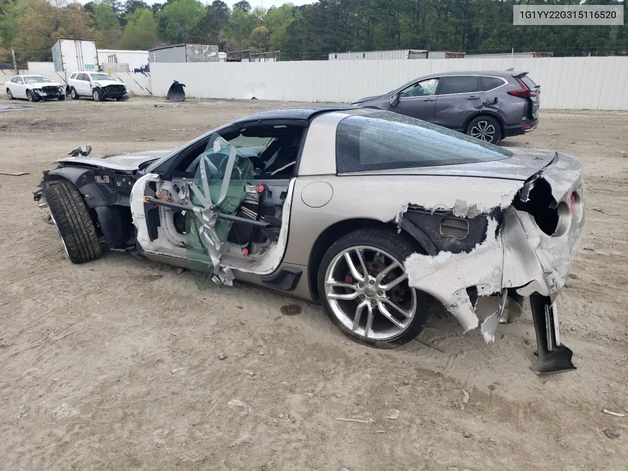 2001 Chevrolet Corvette VIN: 1G1YY22G315116520 Lot: 54151525