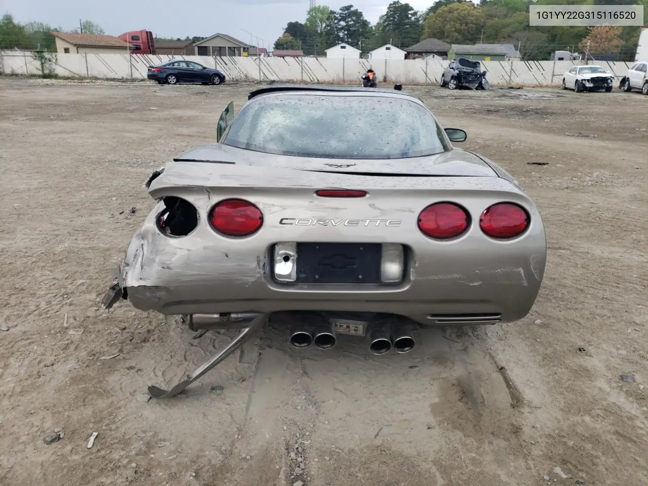 2001 Chevrolet Corvette VIN: 1G1YY22G315116520 Lot: 54151525