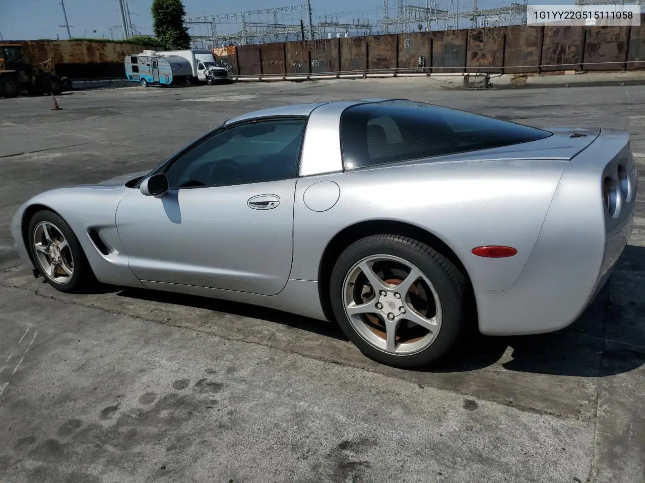 2001 Chevrolet Corvette VIN: 1G1YY22G515111058 Lot: 55148405