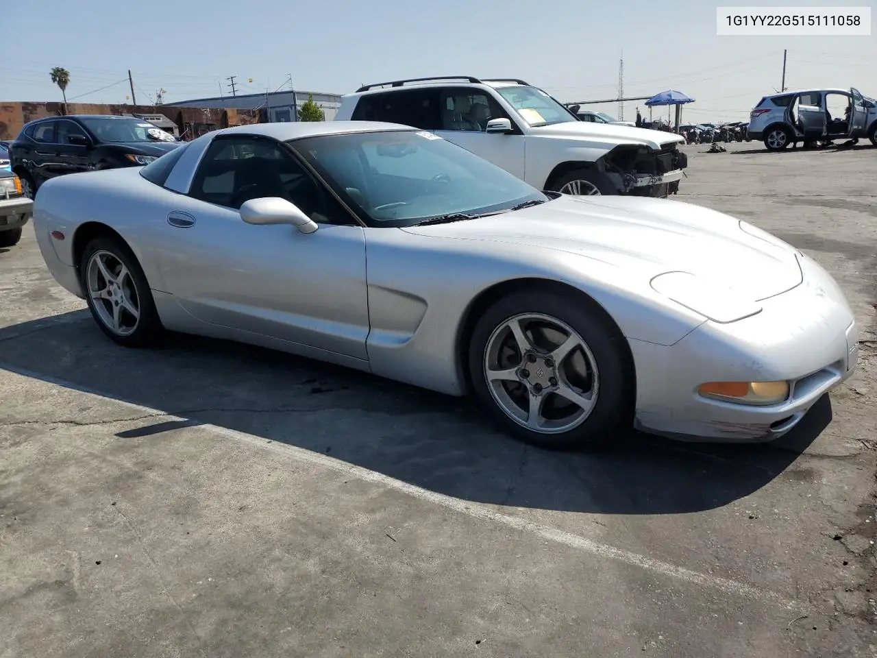 2001 Chevrolet Corvette VIN: 1G1YY22G515111058 Lot: 55148405
