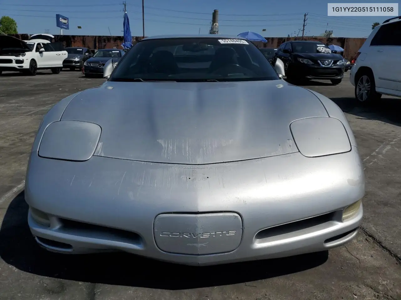 2001 Chevrolet Corvette VIN: 1G1YY22G515111058 Lot: 55148405