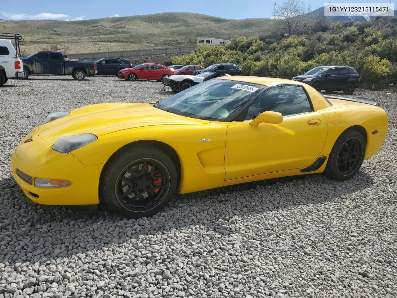 2001 Chevrolet Corvette Z06 VIN: 1G1YY12S215115471 Lot: 55528665