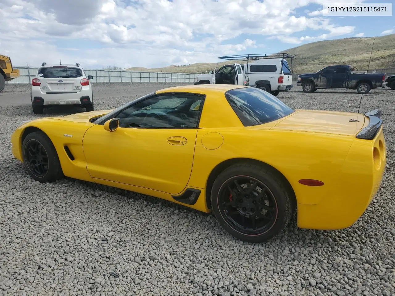 2001 Chevrolet Corvette Z06 VIN: 1G1YY12S215115471 Lot: 55528665