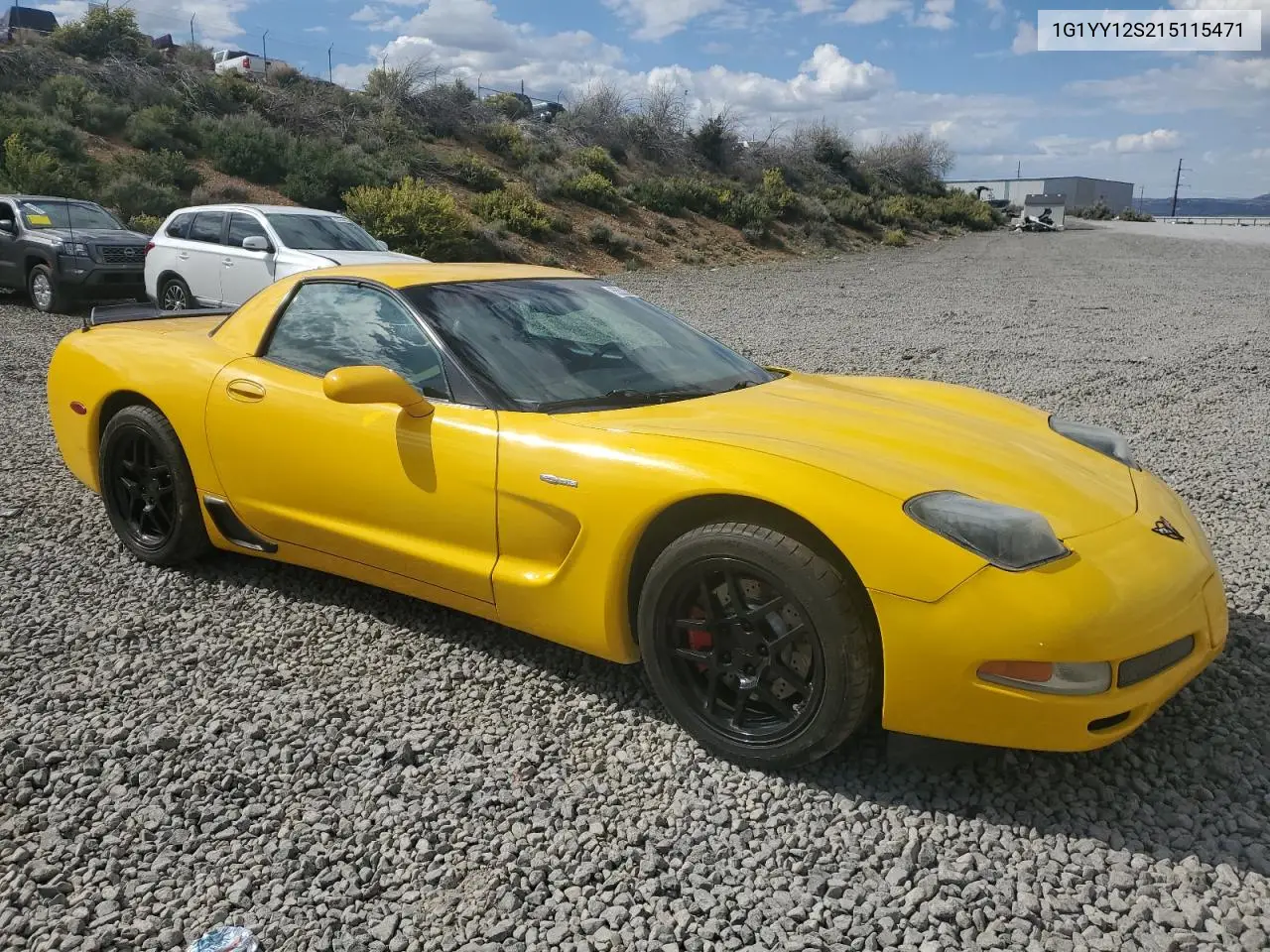2001 Chevrolet Corvette Z06 VIN: 1G1YY12S215115471 Lot: 55528665