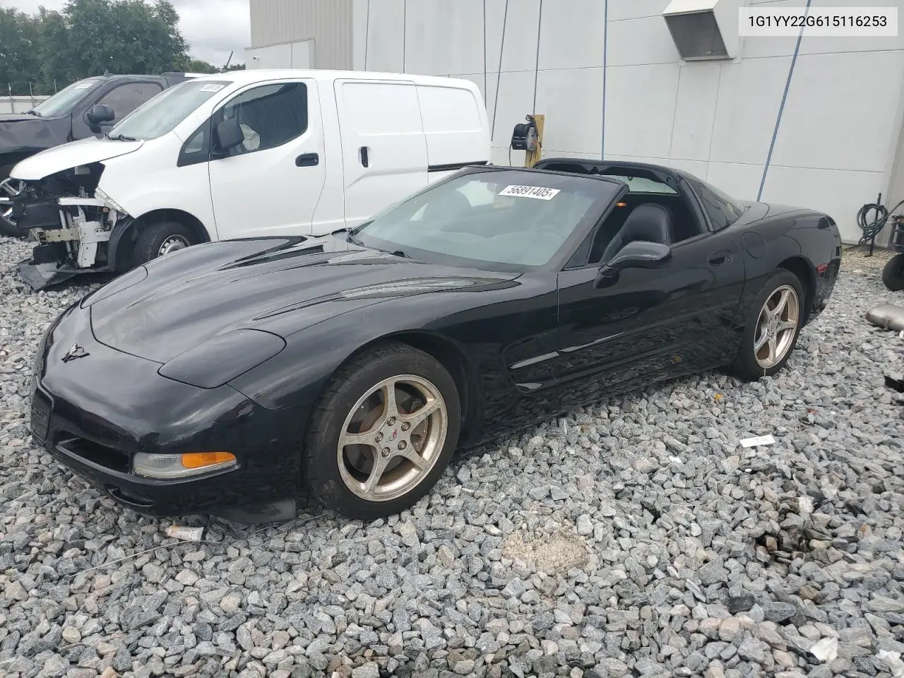 2001 Chevrolet Corvette VIN: 1G1YY22G615116253 Lot: 56891405