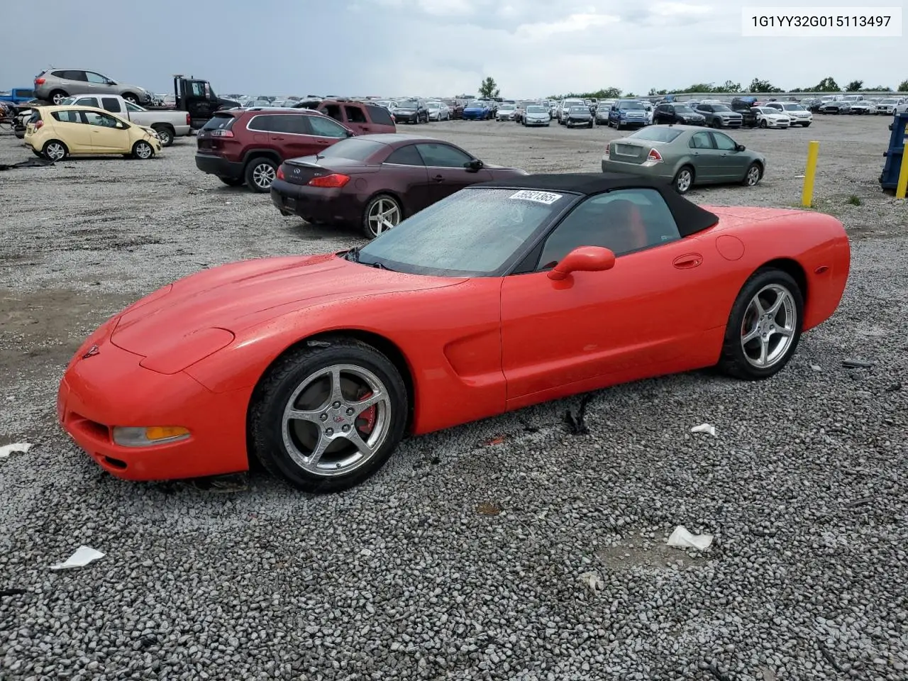 2001 Chevrolet Corvette VIN: 1G1YY32G015113497 Lot: 59521365