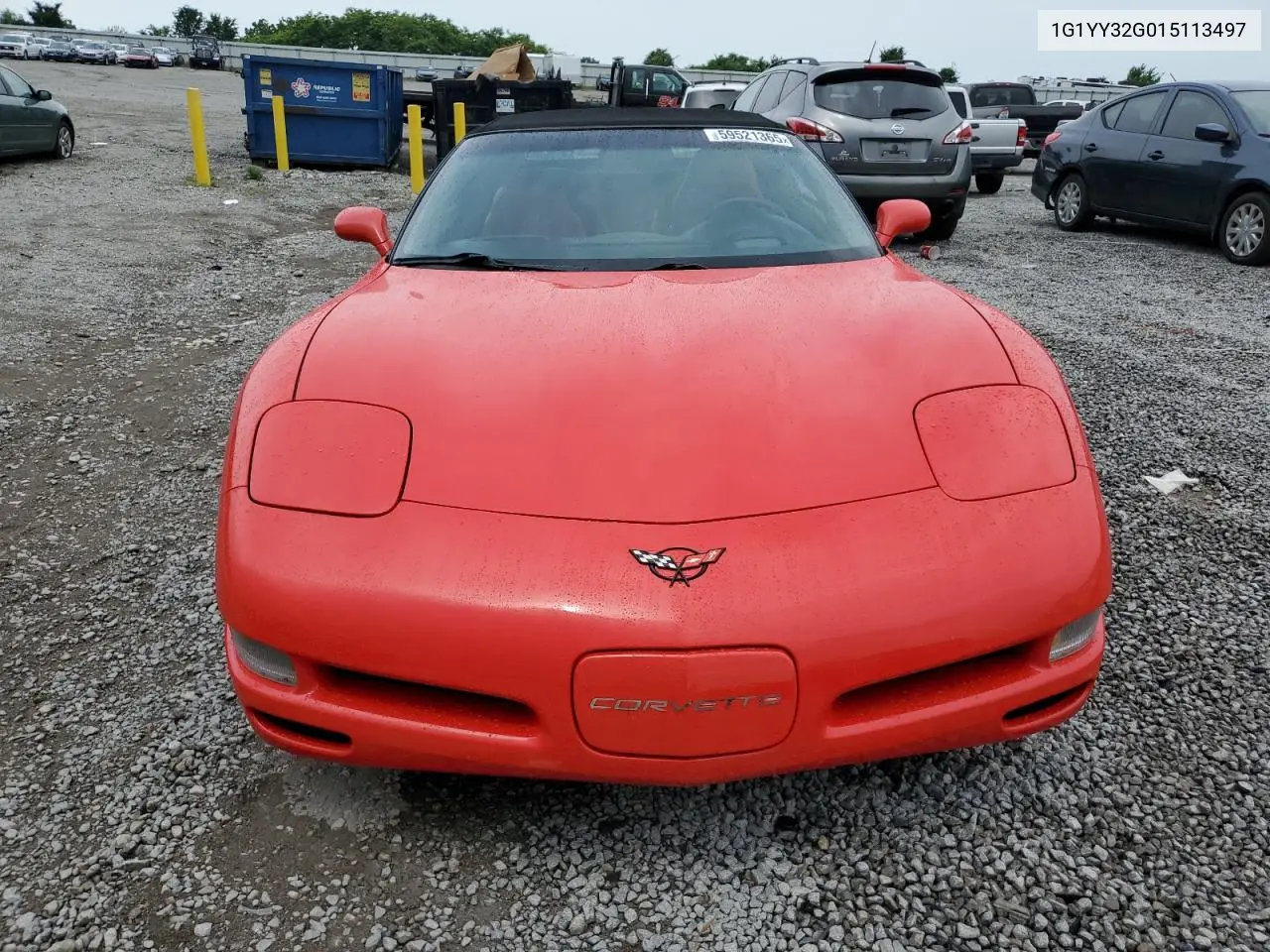 2001 Chevrolet Corvette VIN: 1G1YY32G015113497 Lot: 59521365