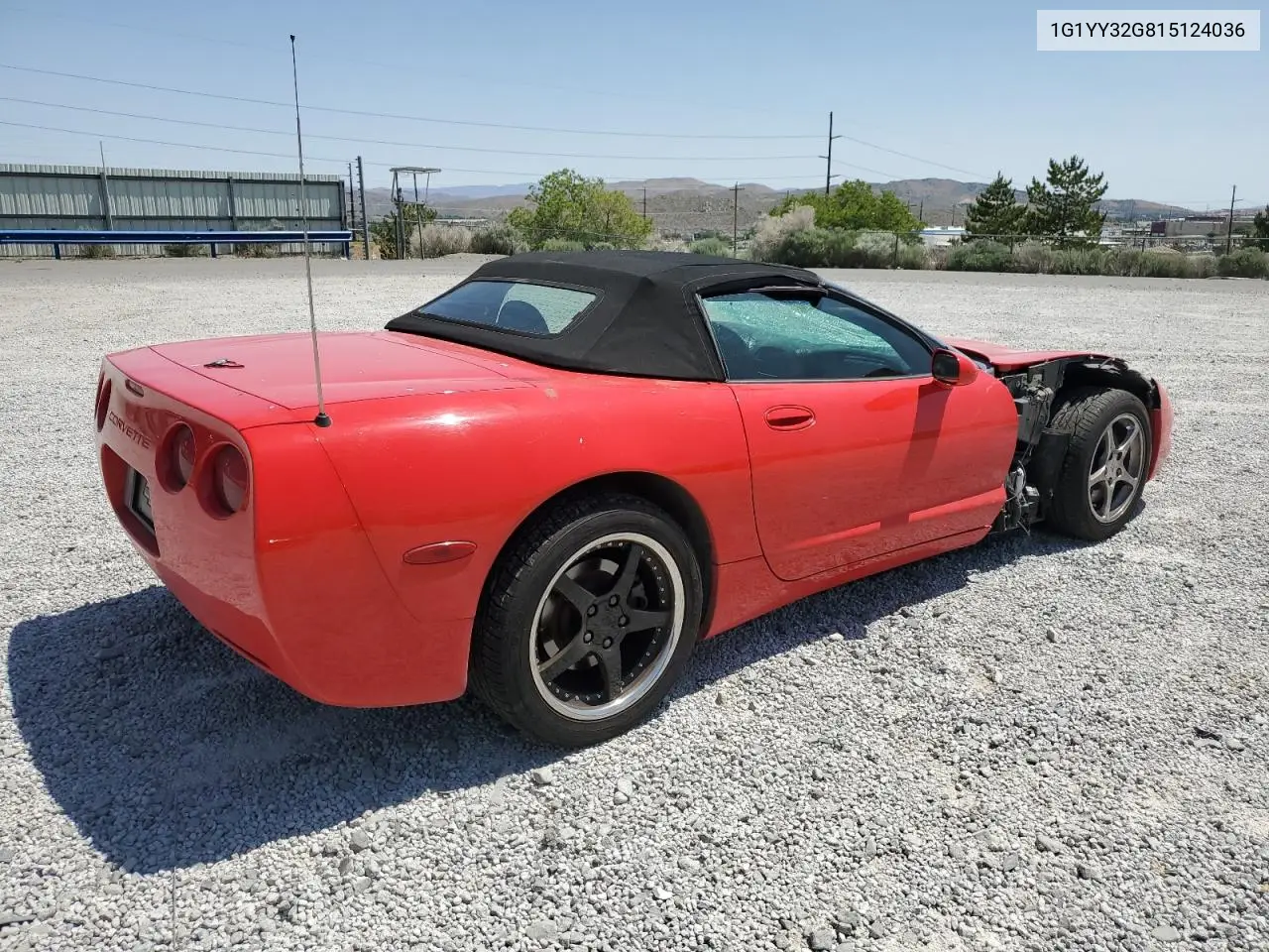 2001 Chevrolet Corvette VIN: 1G1YY32G815124036 Lot: 59592255