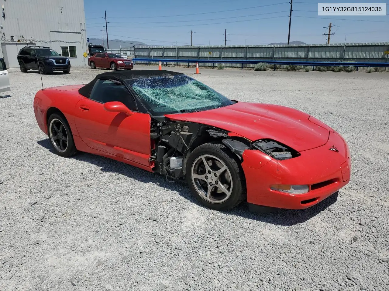 2001 Chevrolet Corvette VIN: 1G1YY32G815124036 Lot: 59592255