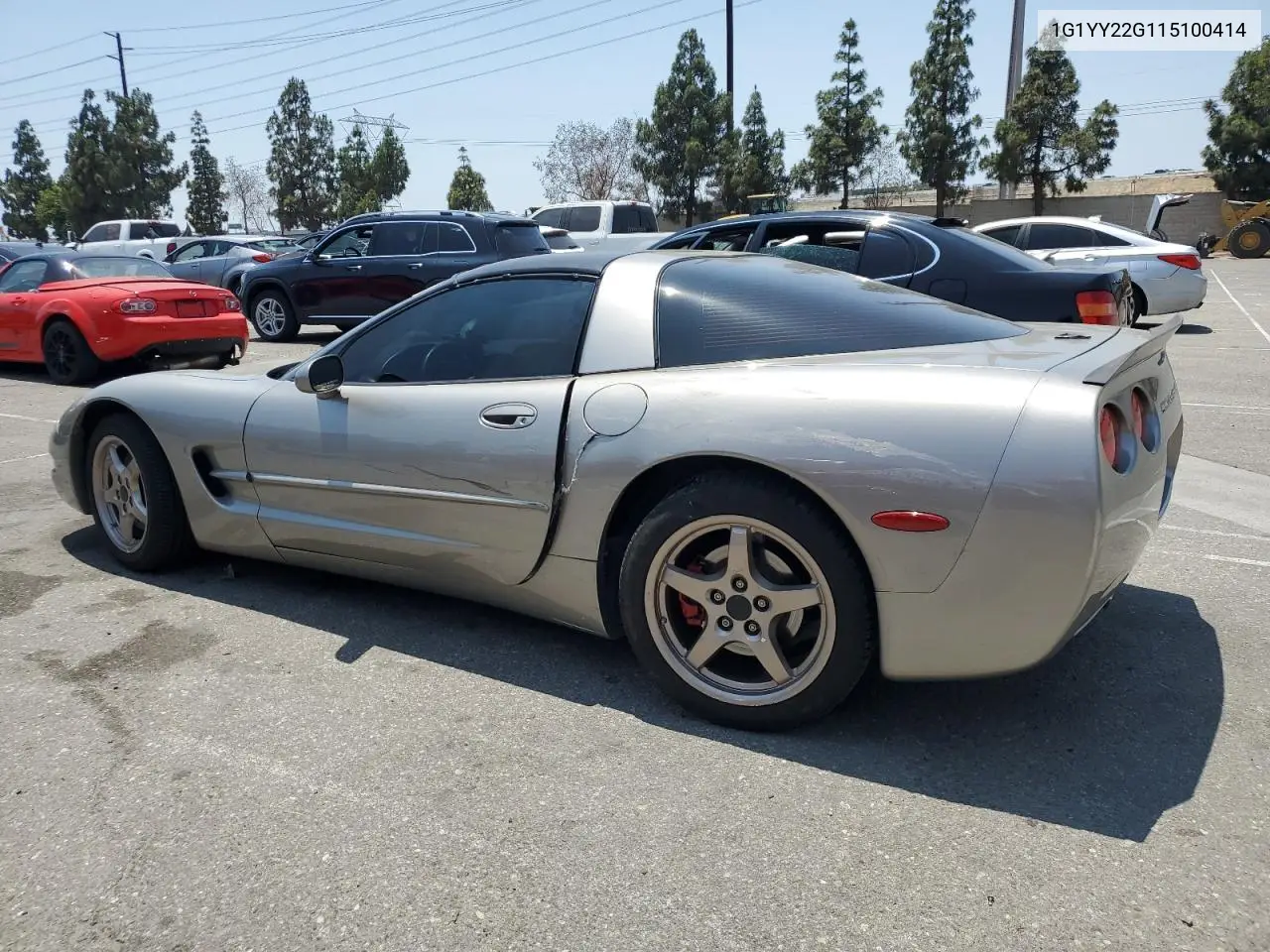 2001 Chevrolet Corvette VIN: 1G1YY22G115100414 Lot: 61672725