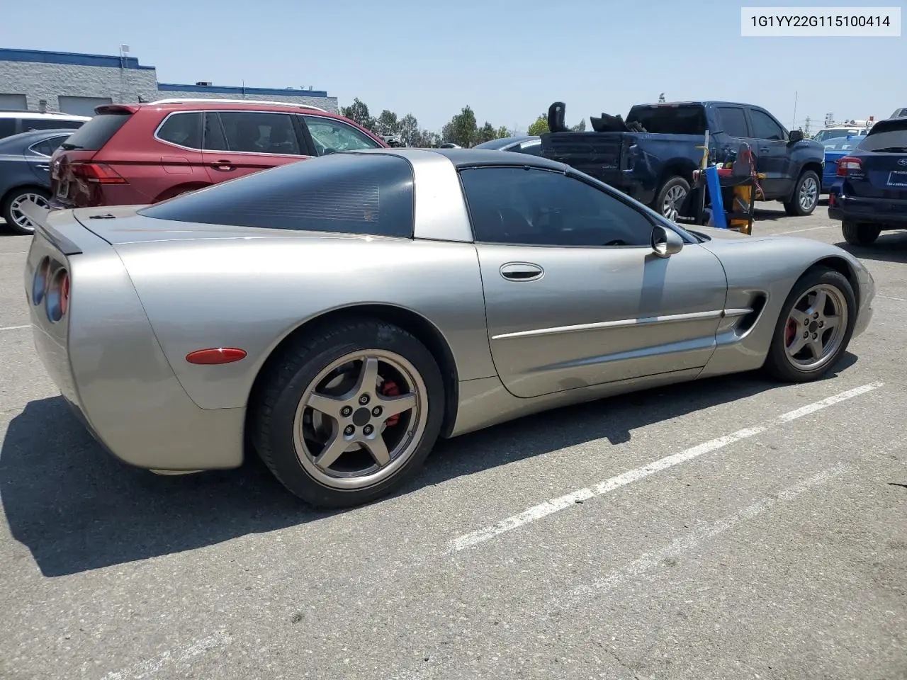 2001 Chevrolet Corvette VIN: 1G1YY22G115100414 Lot: 61672725