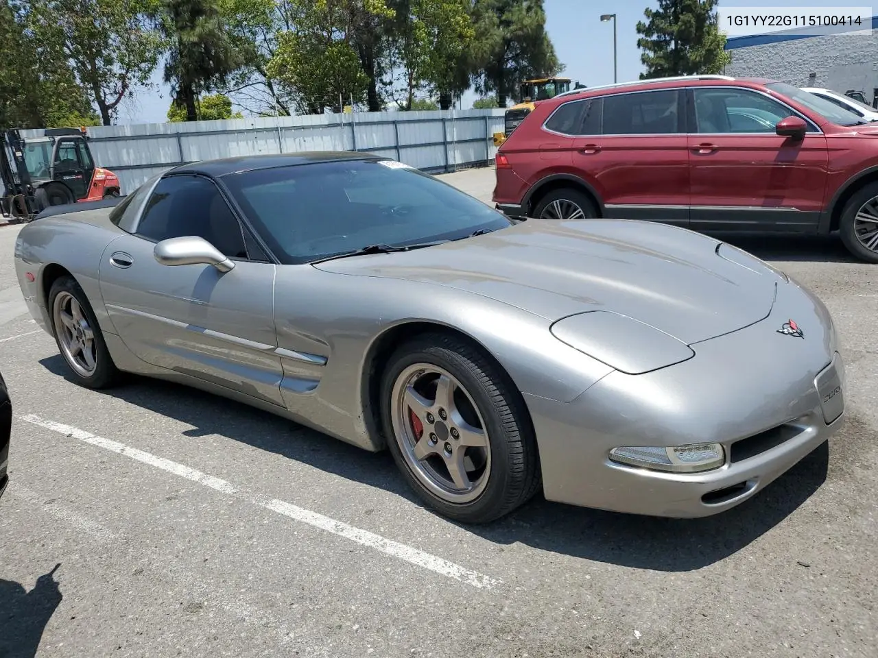 2001 Chevrolet Corvette VIN: 1G1YY22G115100414 Lot: 61672725