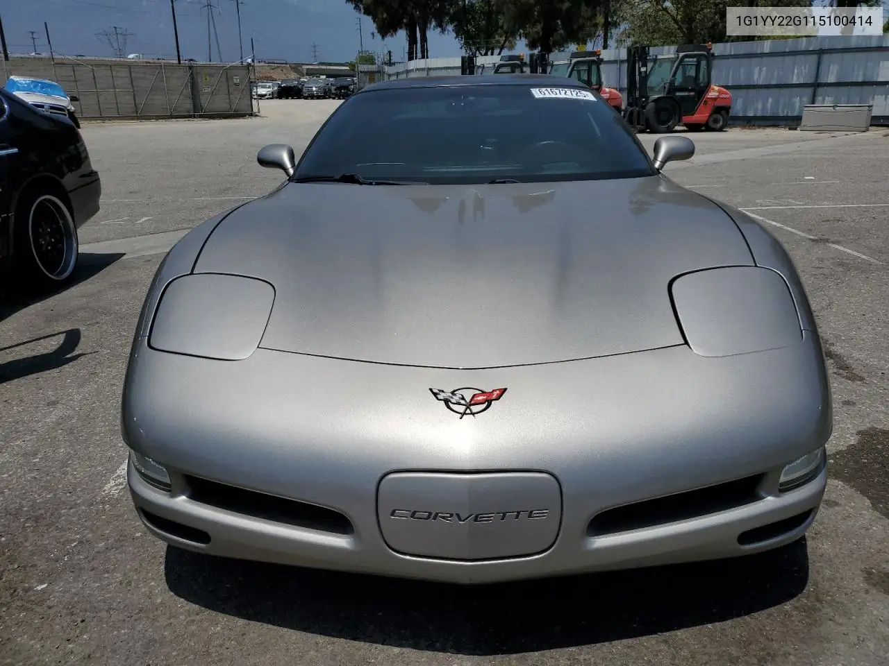 2001 Chevrolet Corvette VIN: 1G1YY22G115100414 Lot: 61672725