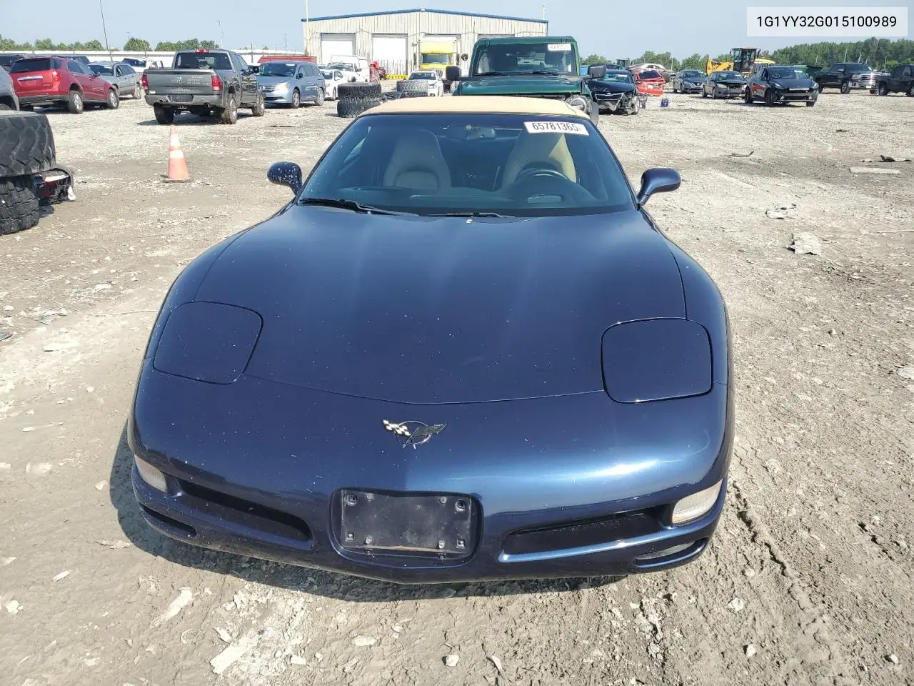 2001 Chevrolet Corvette VIN: 1G1YY32G015100989 Lot: 65781365