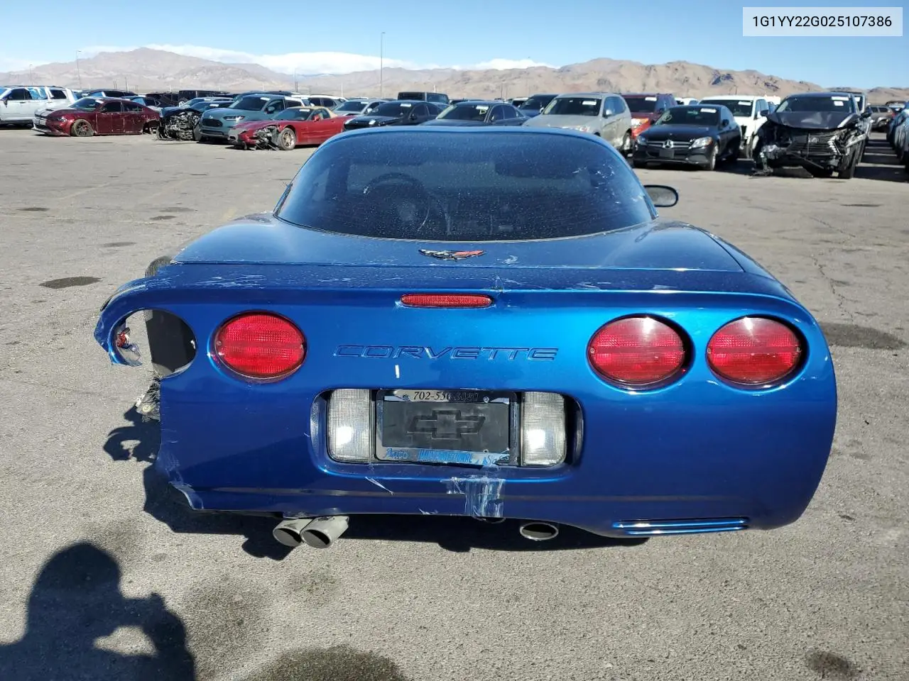2002 Chevrolet Corvette VIN: 1G1YY22G025107386 Lot: 49620905