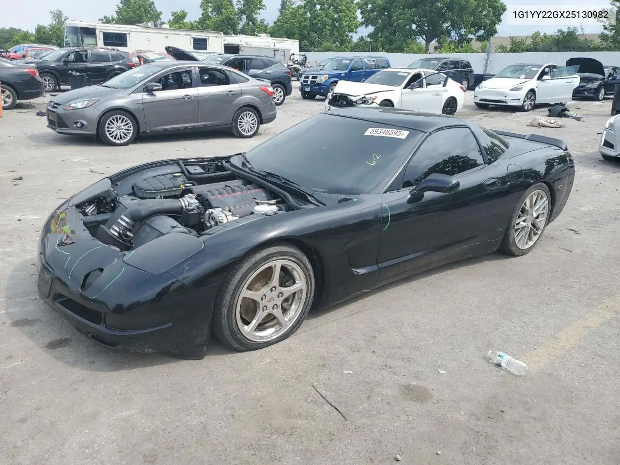 2002 Chevrolet Corvette VIN: 1G1YY22GX25130982 Lot: 59348595